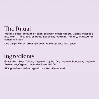 Natural tallow skincare product