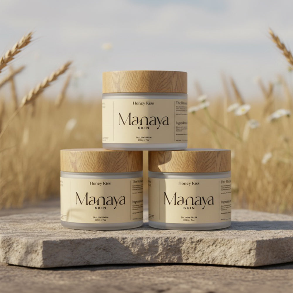 Natural skincare ingredient shot