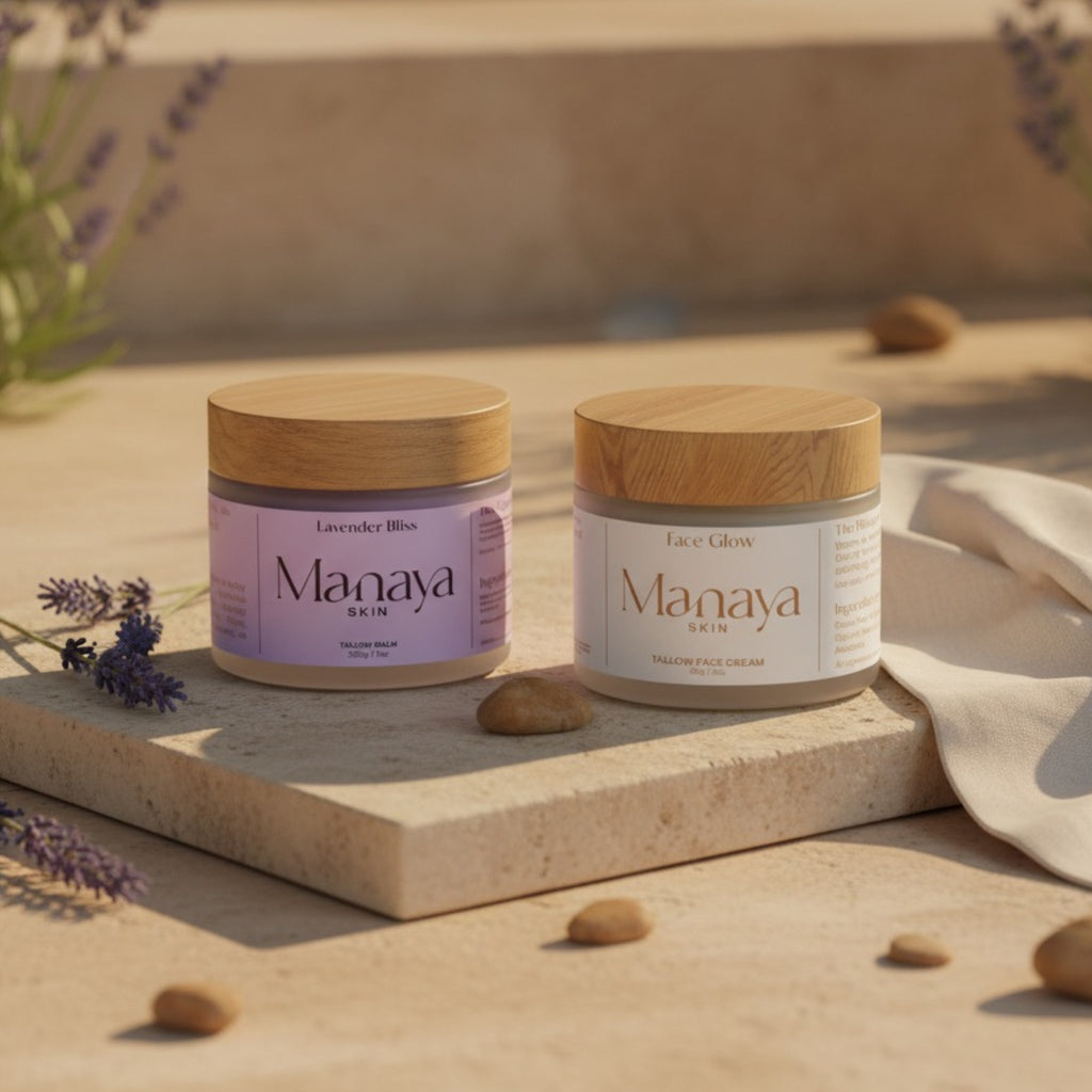 Nighttime skincare routine Manaya