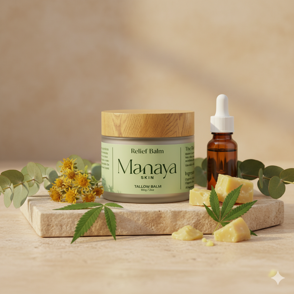 Natural skincare glow Manaya