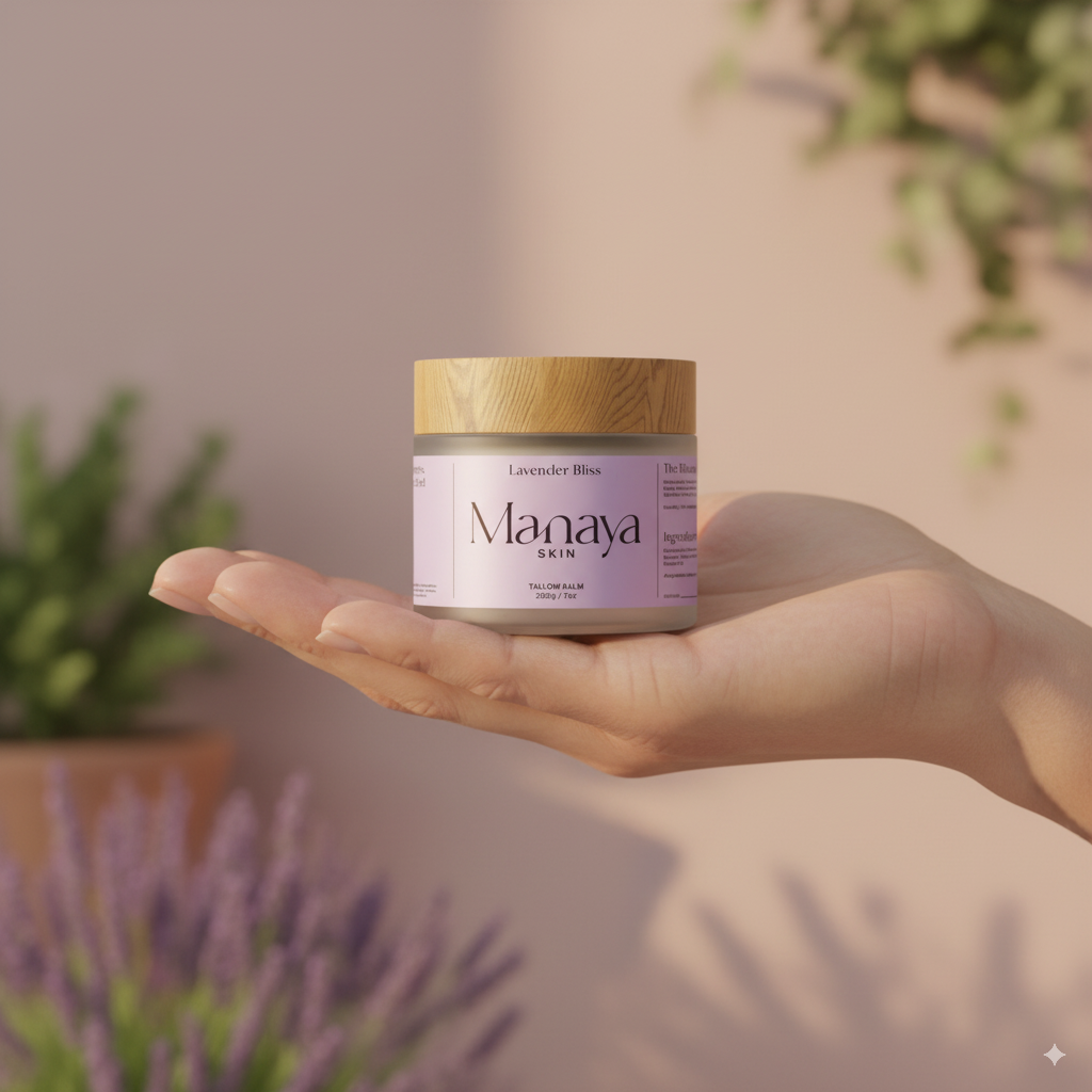 Soothing natural face tallow