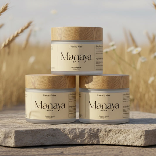 3-Pack Vanilla & Honey Tallow Balm | Nourishing & Comforting Skincare